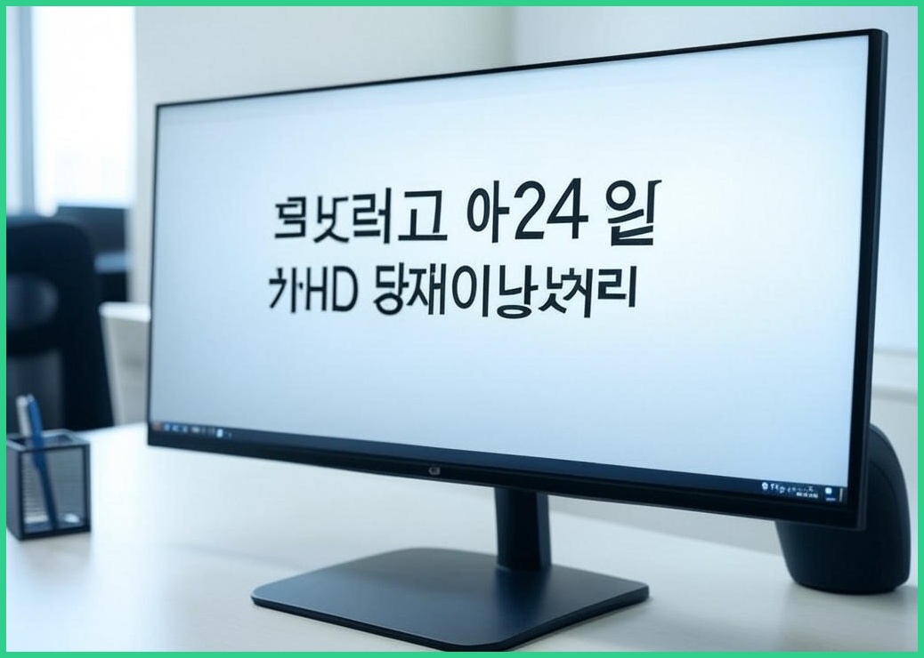 뷰라이프 24형 FHD 터치모니터 IPS 와이드 정전식 터치스크린 HDMI 케이블 포함 TM-23, 61.5cm, TM-23 - 이미지 1