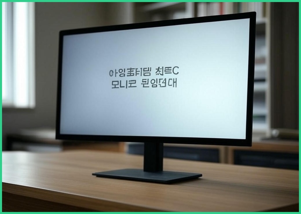 아임홈리빙 심플C 모니터 받침대