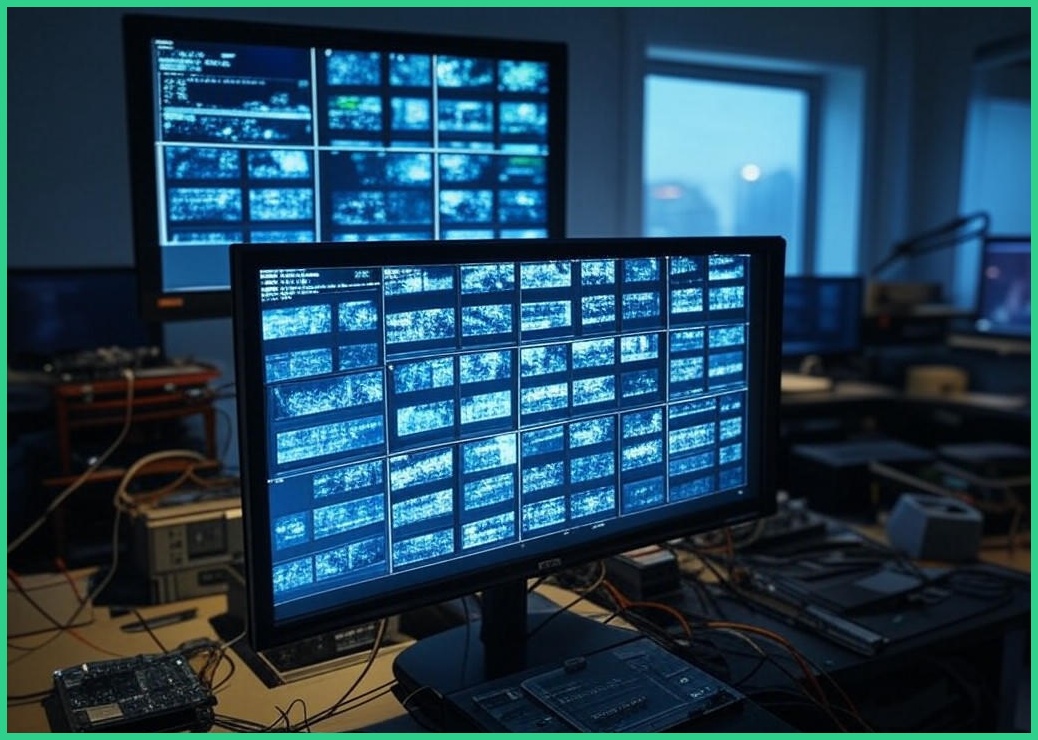 웨이 분배기 출력 카메라 화면 RCA Pcs 안테나 스위치 모니터 매트릭스 - 이미지 1
