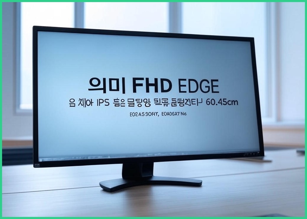 유디아 FHD EDGE 유케어 IPS 홈엔터 120 무결점 모니터, 60.45cm, ED2432HF - 이미지 1