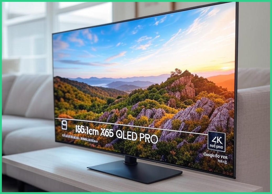 이노스 4K UHD QLED LED 구글 3.0 VRR 144Hz 스마트 TV 고객직접설치, 스탠드형, 고객직접설치, X65 QLED PRO, 165.1cm - 이미지 1