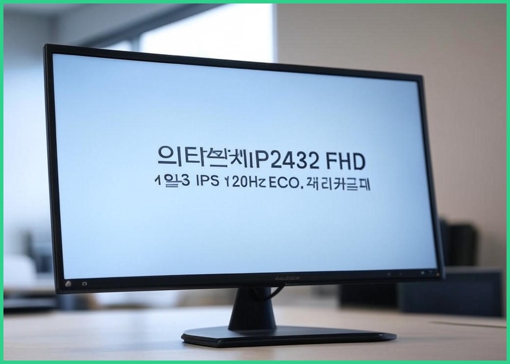 인터픽셀 IP2432 FHD IPS 120Hz ECO 플리커프리 게이밍 모니터, IP2432(일반), 60.5cm