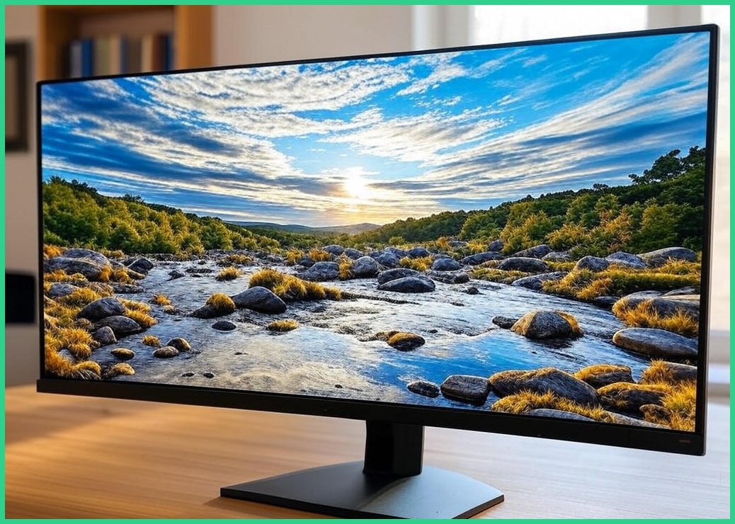 화봄 베젤리스 모니터 FHD 80cm(32인치) HB325F Full HD 75Hz IPS패널 HDR 가성비 모니터